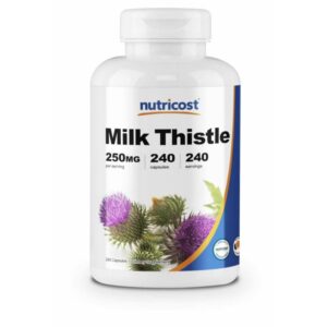 nutricost milk thistle x250mg. cardio mariano / silimarina