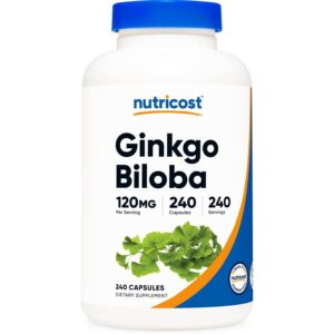 nutricost Ginkgo biloba x240caps.