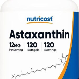 nutricost astaxanthin x12mg. x120softgel