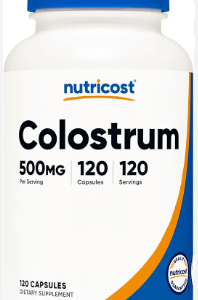 nutricost colostrum x120cap 500mg