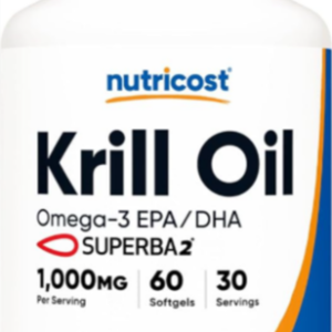 nutricost krill oil x 60 soft gels -nutricost