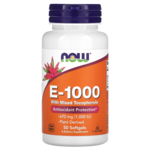 NOW E  1000mg x100 softgels