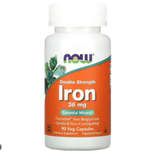NOW iron 36mg x 90 capsulas