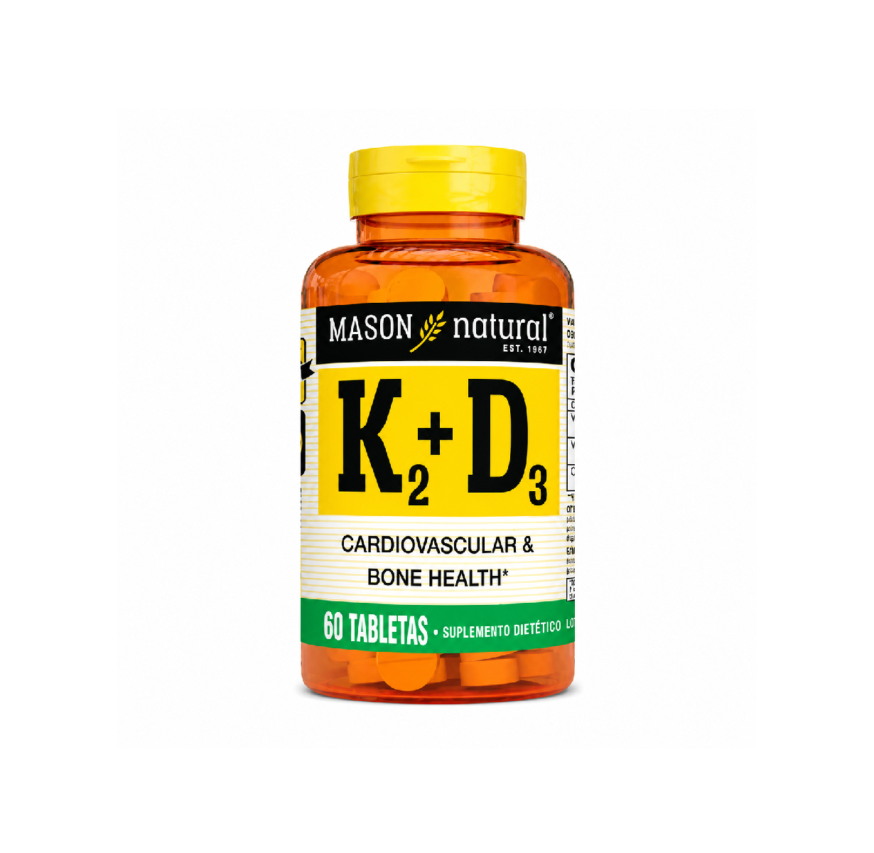 K2 + D3 MASON NATURALS X60TABLETAS
