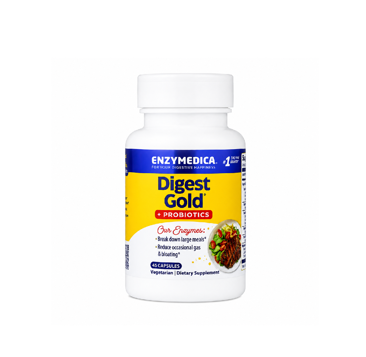 Enzymedica, Digest Gold® + Probióticos, 45 cápsulas